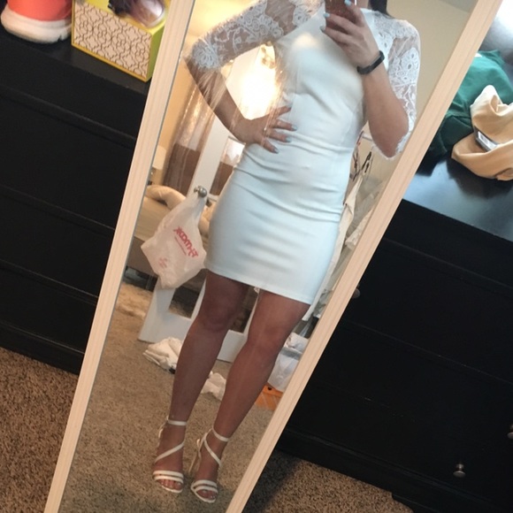 Dresses & Skirts - White Lace Cocktail Dress